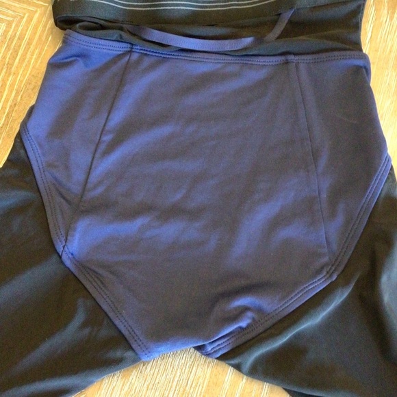 NWOT Jo + Jax Blue/Black Fame Colorblock Sleeveless 1pc Dance Unitard Size MA - Picture 8 of 11